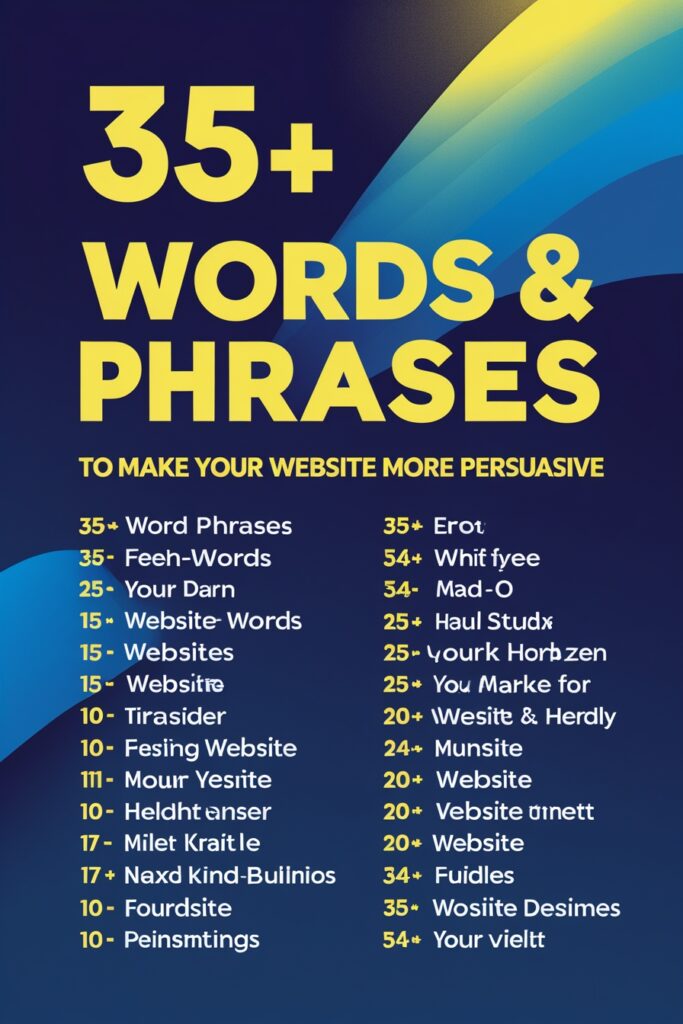 website jargon words example